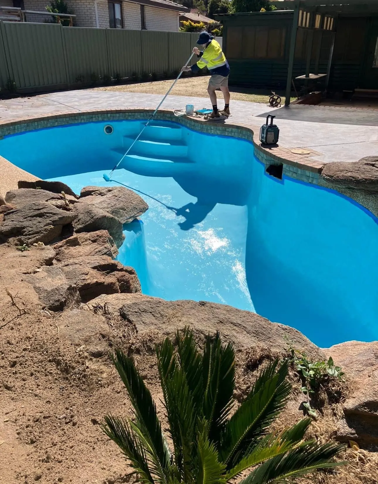 Pool Smart True Blue work — renovated pool